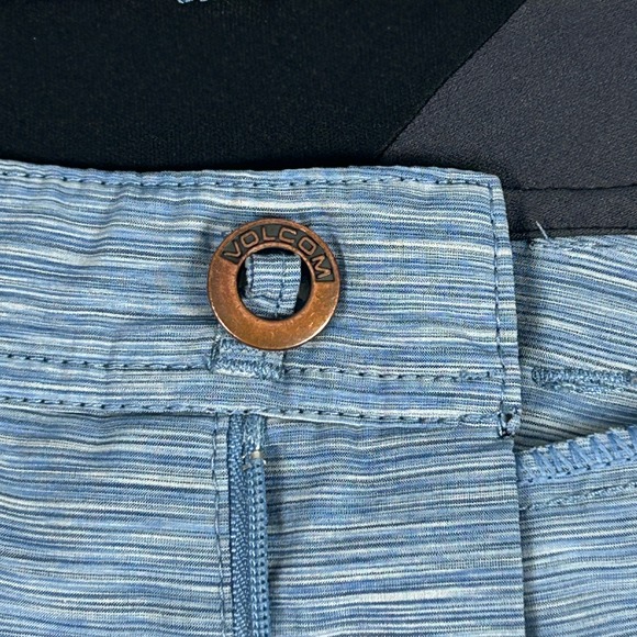 Volcom Shorts Mens 38* Surf & Turf Blue Lightweight‎ 4 Way Stretch *Flaws - Picture 7 of 14